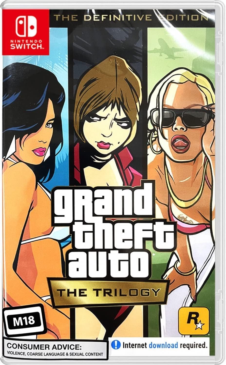 Grand Theft Auto: The Trilogy – The Definitive Edition (Nintendo Switch 1 y 2)