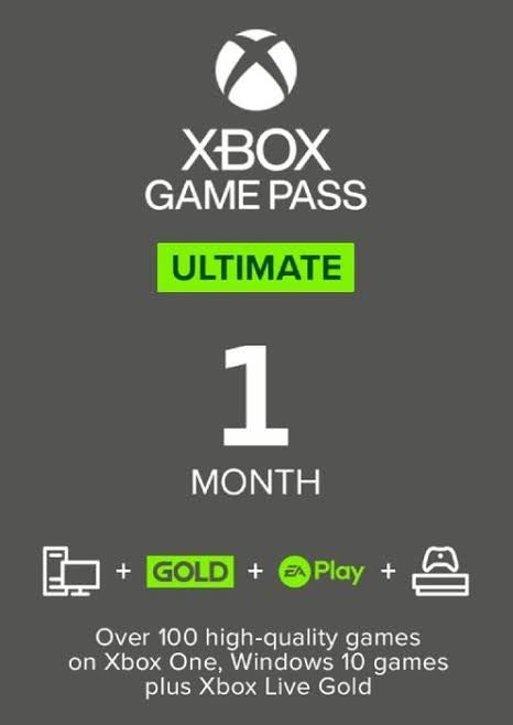 Game pass ultímate 1 mes